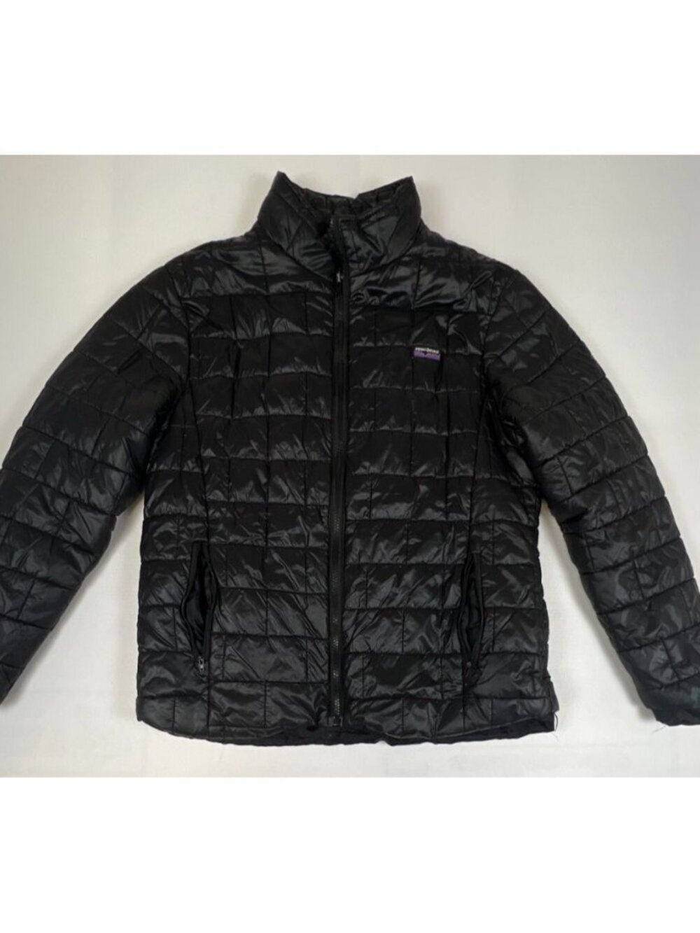 Patagonia Women Small Black Nano Puff Insulated Puffer Jacket Full Zip